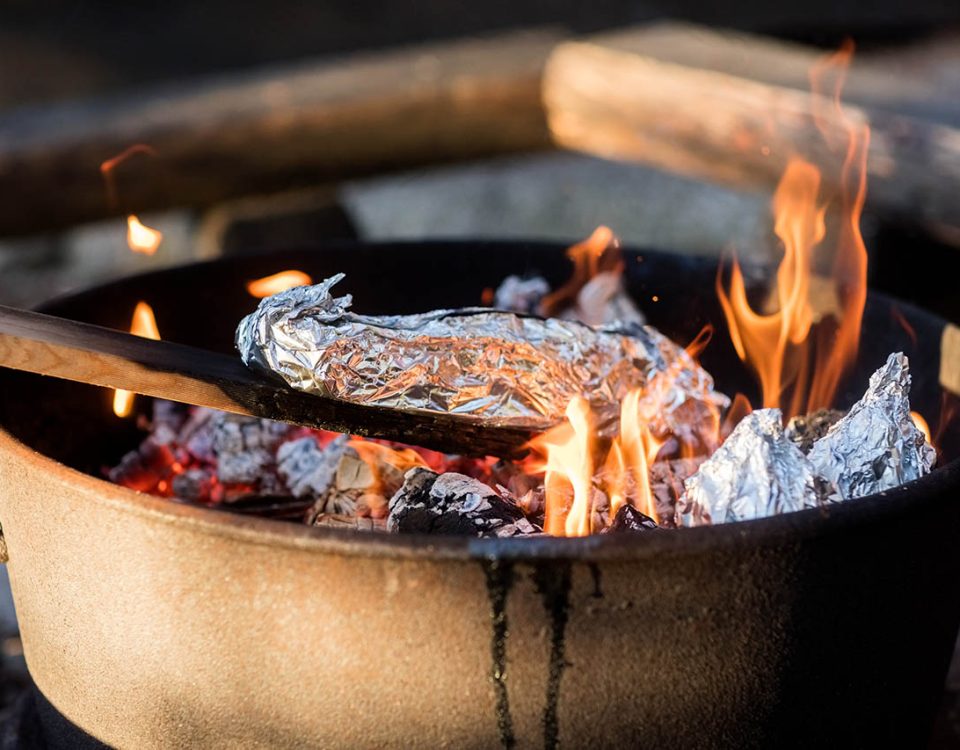 Foil packet meals are great ways to save time when camping at Beaver Springs Campground in Piedmont MO