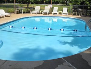 Outdoor swimming pool at Beaver Springs Campground in Piedmont, Missouri